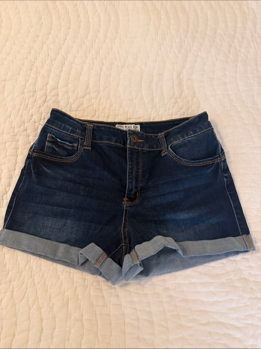 Wax Jean shorts, medium